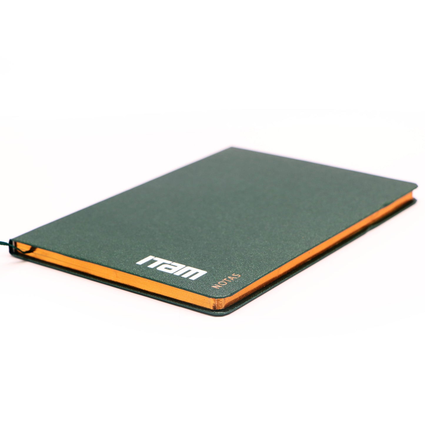 Libreta verde con dorado