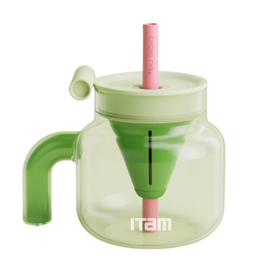 Funnel Glass Cup Strawberry Matcha 1150 ml | Chako Lab x ITAM
