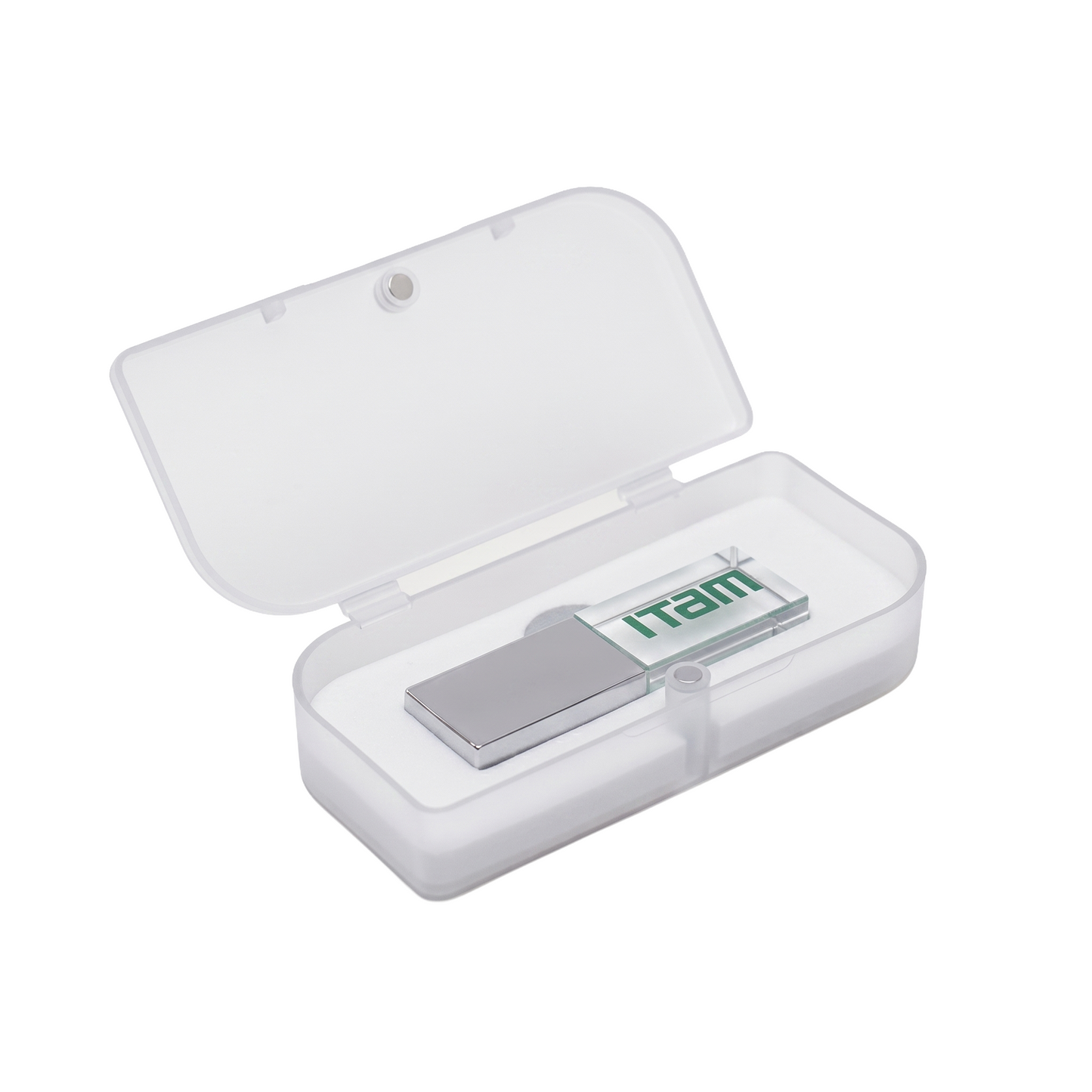 USB de Cristal con Estuche